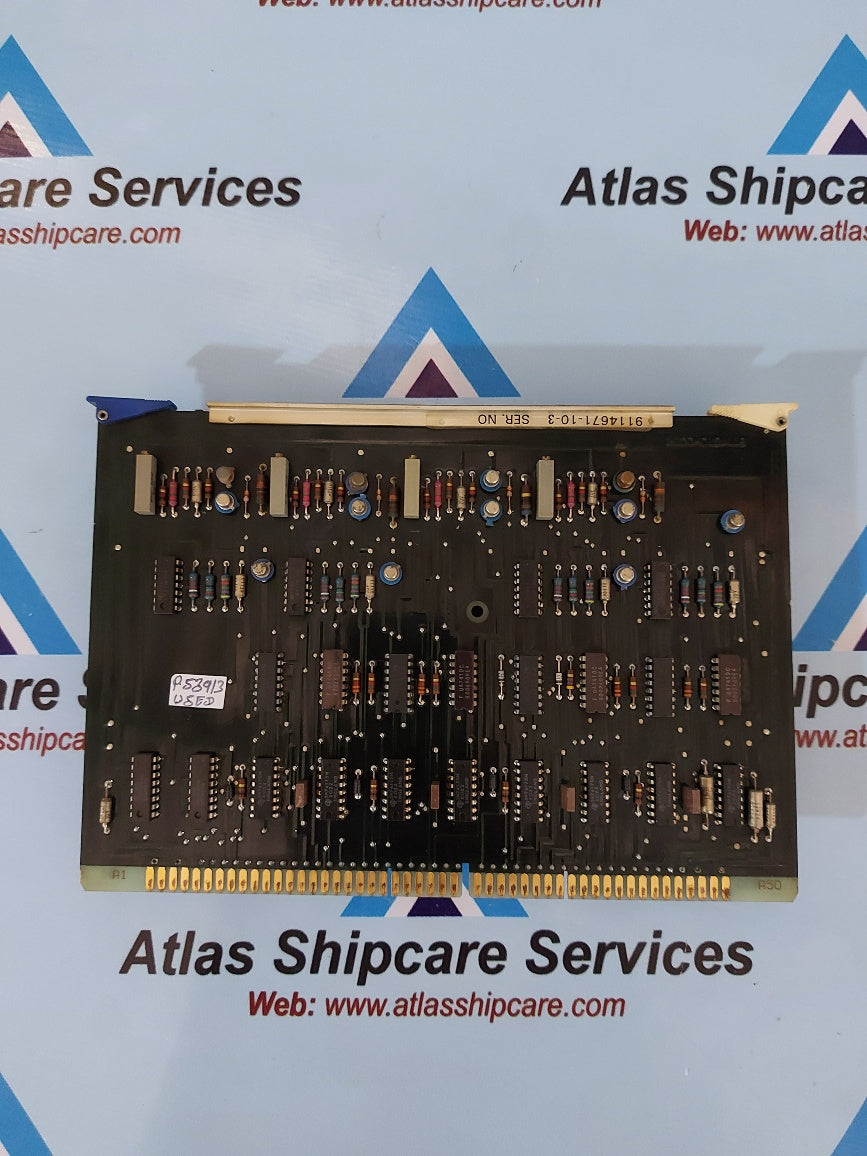 Saab Marine PU 2 PB 1-10 D-A Converter 9114671-10-3